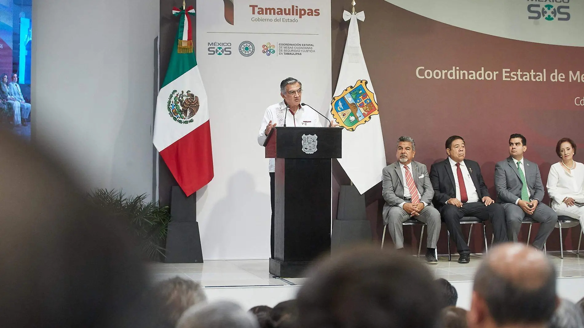 "Cuando la sociedad y el gobierno se unen, la transformación es posible", afirmó el gobernador de Tamaulipas