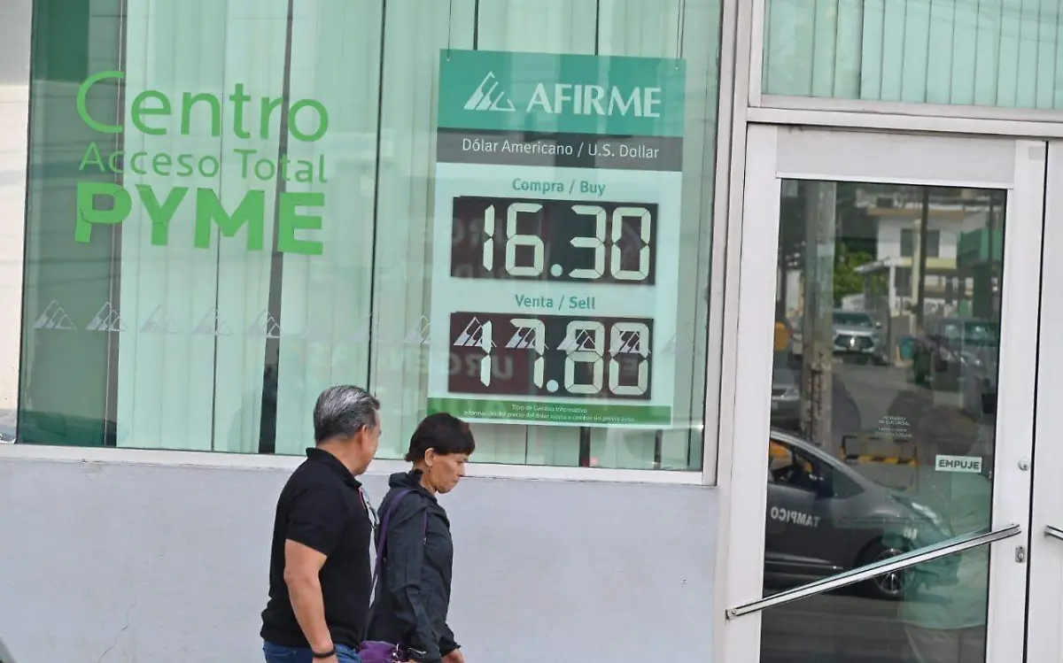 Se cotiza dólar a 17.80 pesos en Tampico Alejandro del Ángel