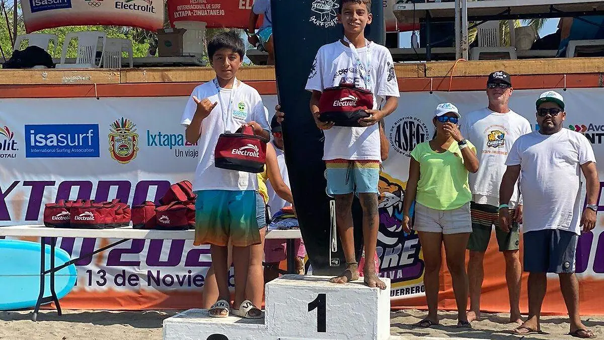 En el sur de Tamaulipas se cuenta con campeones nacionales infantiles y juveniles de surf 