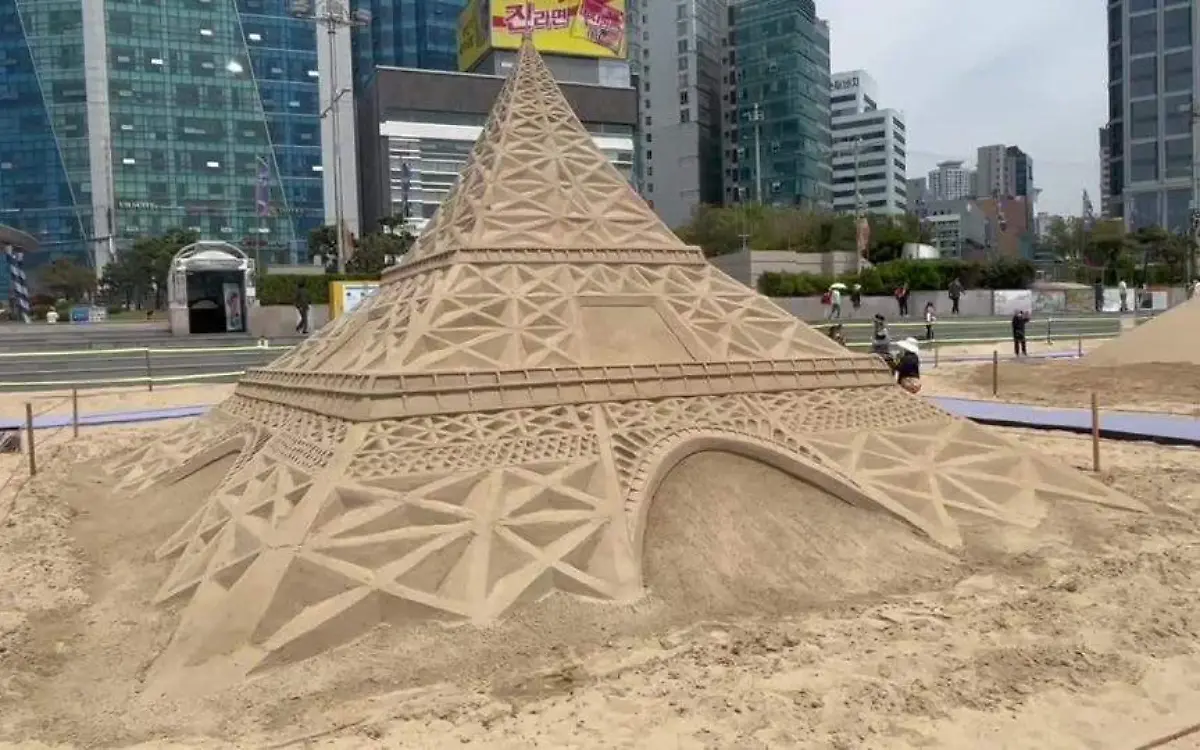 Así es el espectacular Festival de Arena en Haeundae, Corea del Sur