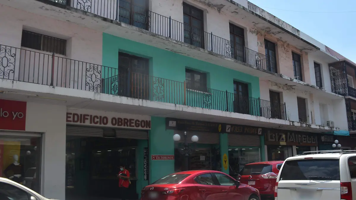 Edificio Obregón en la zona centro de Tampico
