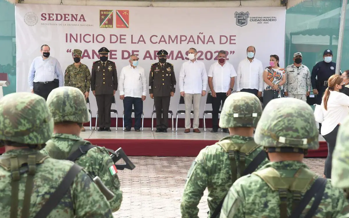 Arranca programa de canje de armas en Ciudad Madero