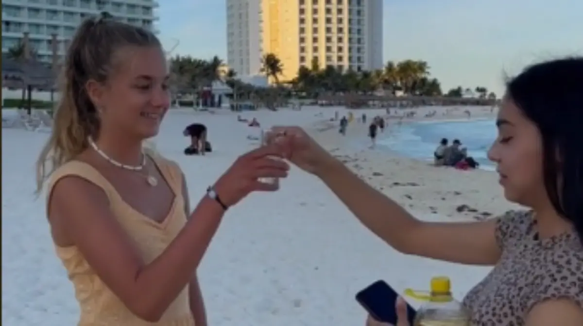 “¿Qué es esto, aceite?”, turista de Alemania prueba el Tonayán y su reacción se hace viral