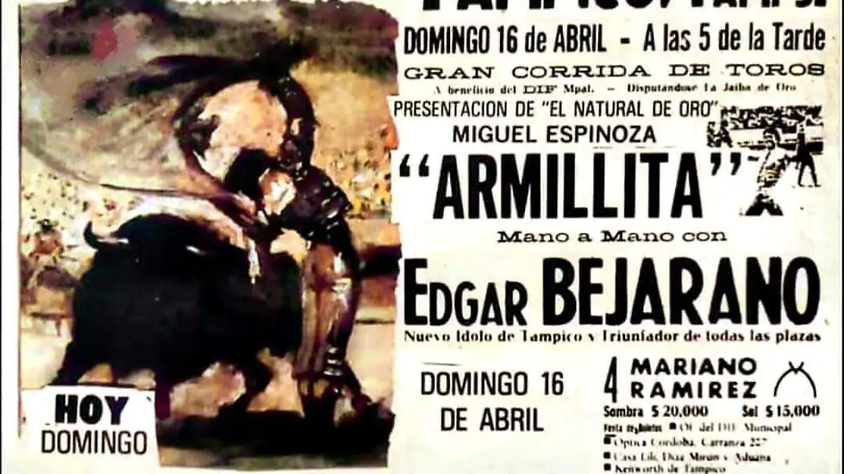 El último cartel que se presentó en la Plaza Rodolfo Gaona