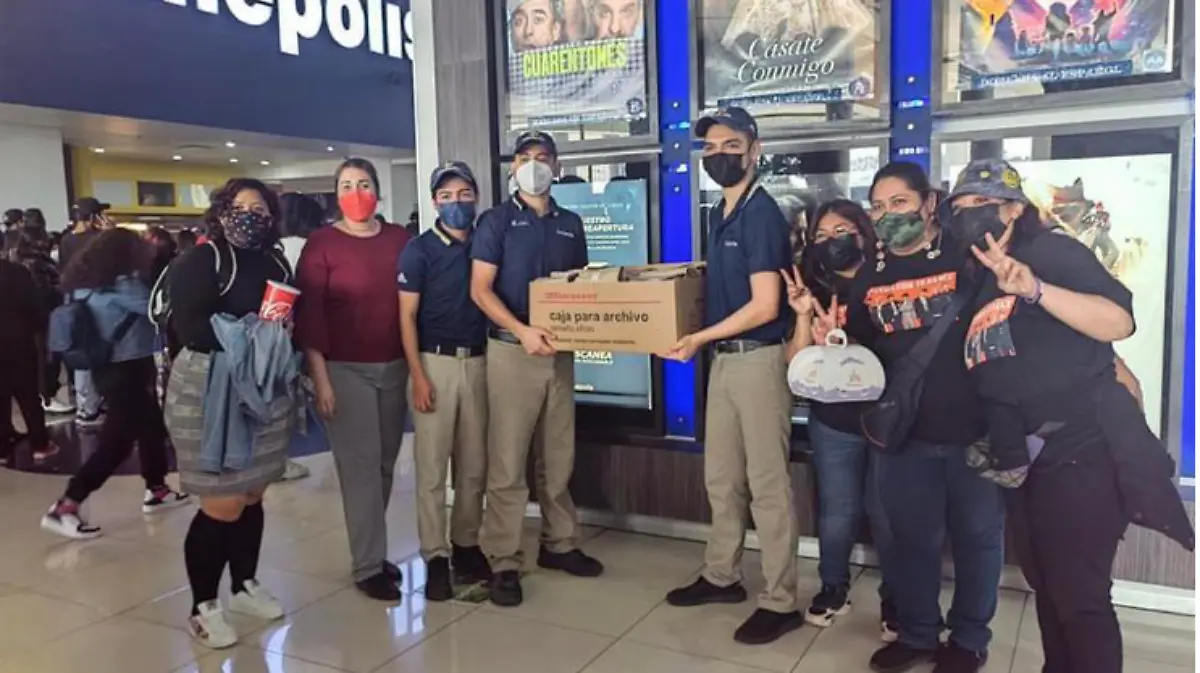 BTS Tampico dona en Cinépolis