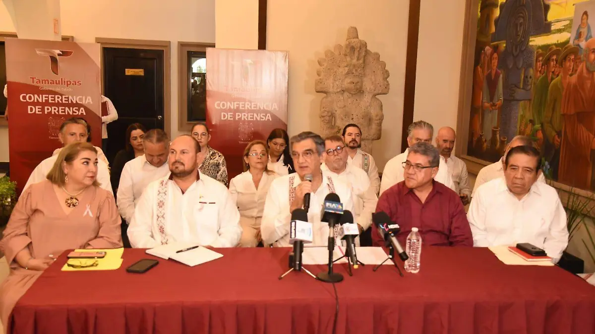 Américo Villarreal afirma que dejaron a Tamaulipas solo 7 mdp para 2022