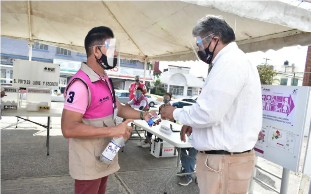 El voto, con sana distancia