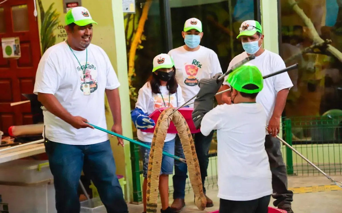 Inicia Jurassic Camp, campamento de verano en uno de los zoológicos de Tamaulipas