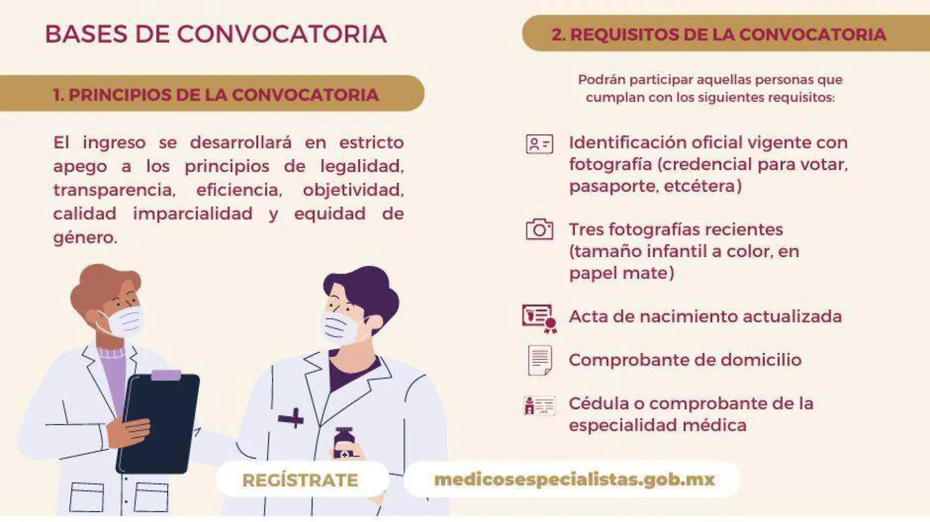 La Jornada Nacional de Reclutamiento y Contratación de Médicos y Médicas Especialistas 2022, arrancó este martes 24 de mayo con vigencia hasta el viernes 3 de junio