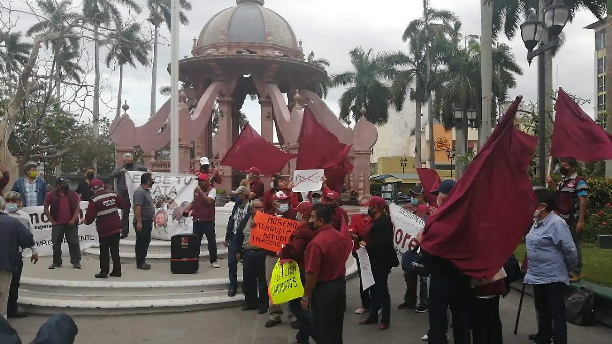 Protesta de Morena
