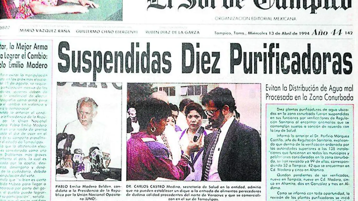 En abril de 1994 dieron a conocer la noticia del rescate del Centro Histórico 