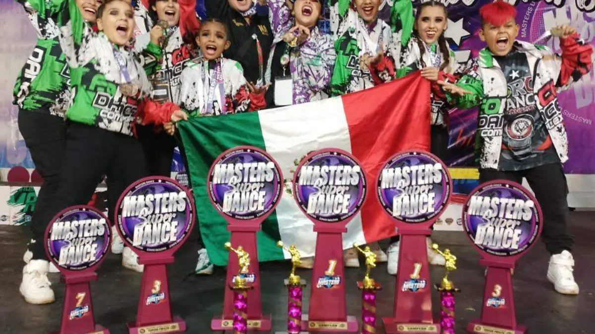 Tamaulipecos logran campeonato en dance en Colombia 