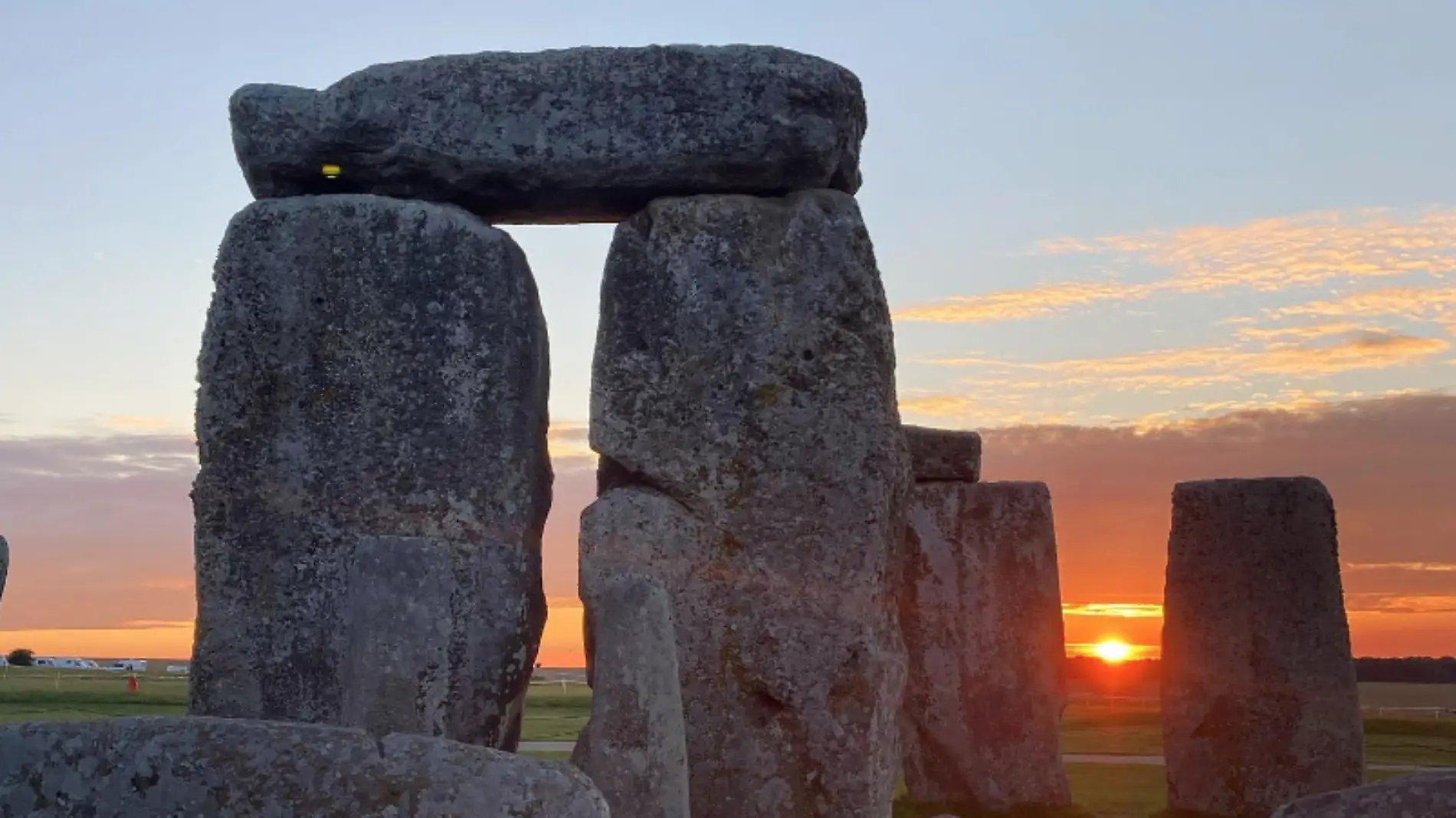 Un atardecer en Stonehene