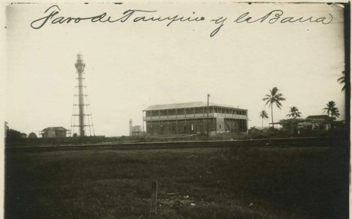 Cantina El Faro, en la Barra alrededor de 1910