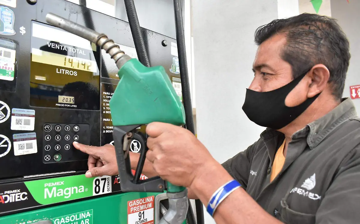 En abril, el precio promedio de la gasolina en el sur de Tamaulipas es de 20.36 pesos la verde y en 22 pesos la roja, el diésel se vende en estaciones de servicio en 22
