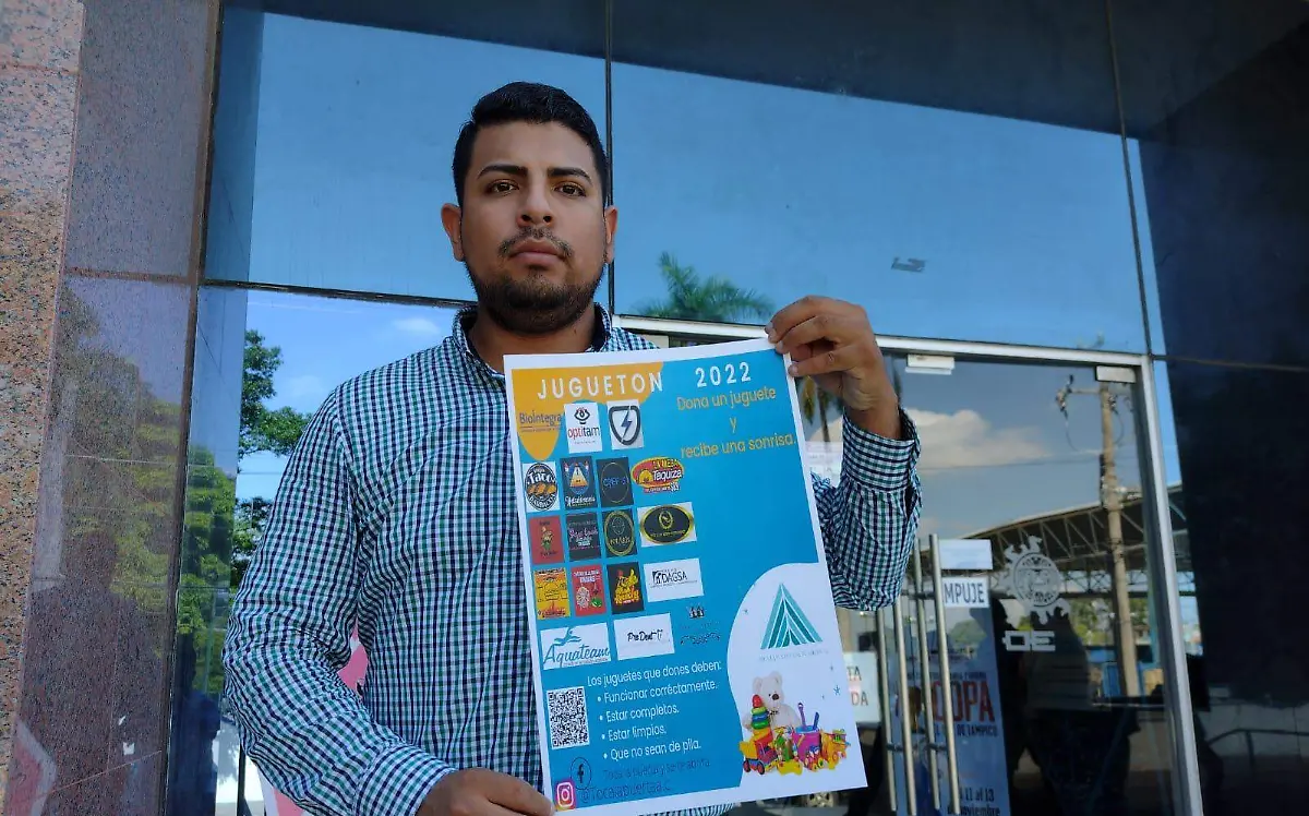 Convocan a participar en el Juguetón 2022 en Tampico | Roberto González 