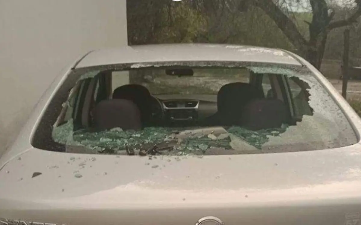 Granizada sorprende a Jaumave 