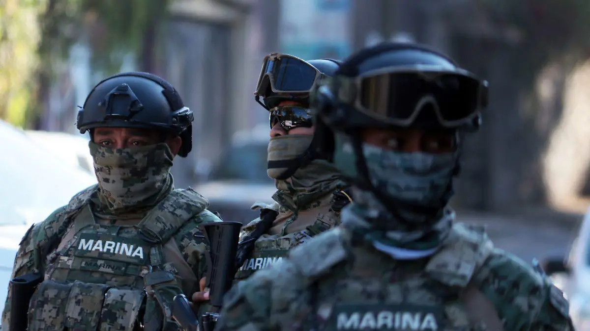 El bloqueo fue frente a las instalaciones de la Semar en Tamaulipas Margarito Pérez, Cuartoscuro