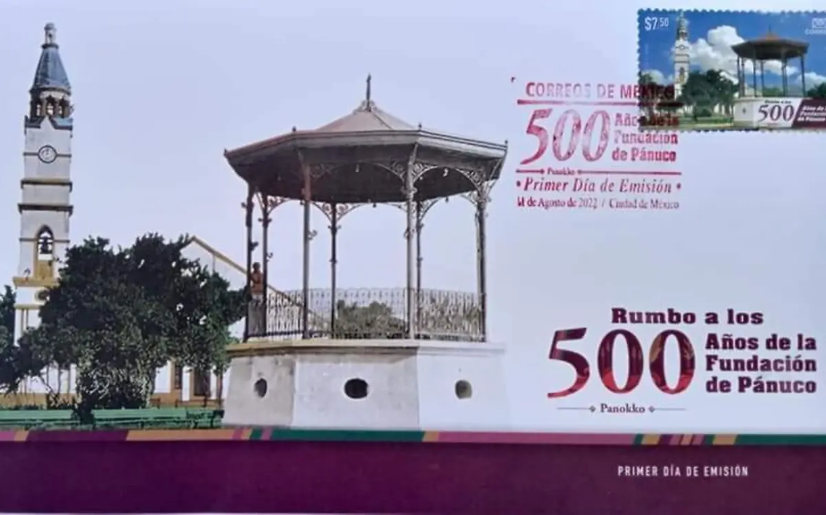 Pánuco destca en tmbre postal 