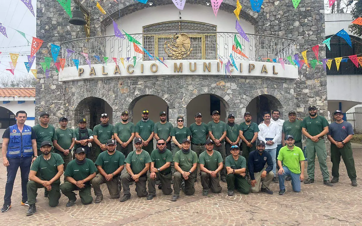 Brigadistas se despiden de la biósfera El Cielo Protección Civil de Gómez Farías (1)