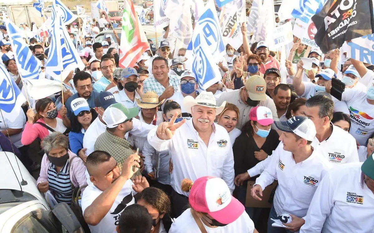 César Verástegui en actividades proselitistas en Ciudad Madero José Luis Tapia (1)