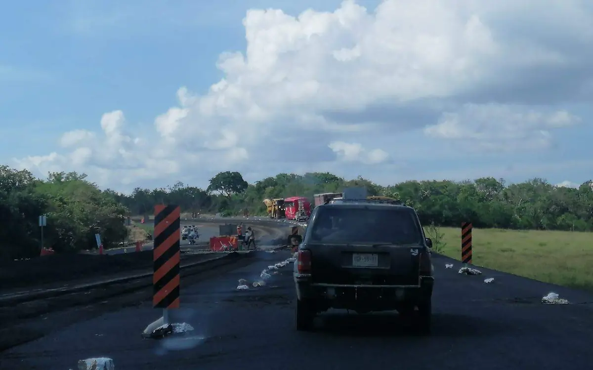 Aplican 295 millones de pesos en  ampliación de la Tampico-Ozuluama Mirna Hernández