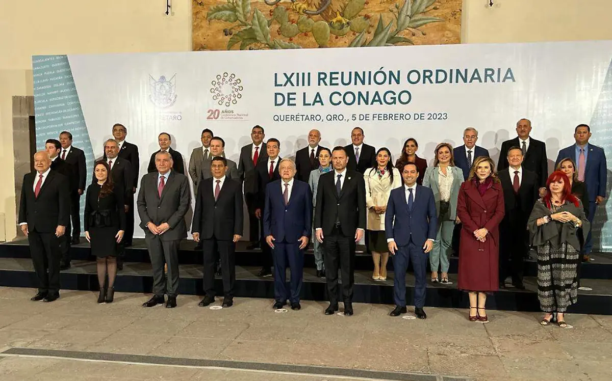Américo Villarreal se reúne en Querétaro con la Conago
