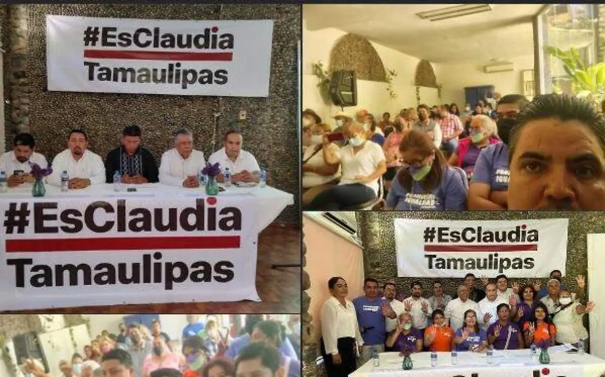 Conforman Comité Estatal del movimiento #EsClaudia en Tamaulipas 
