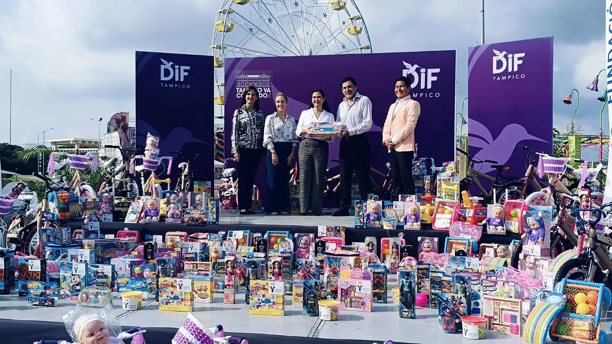 Donan juguetes y bicicletas para el festejo del Día de Reyes