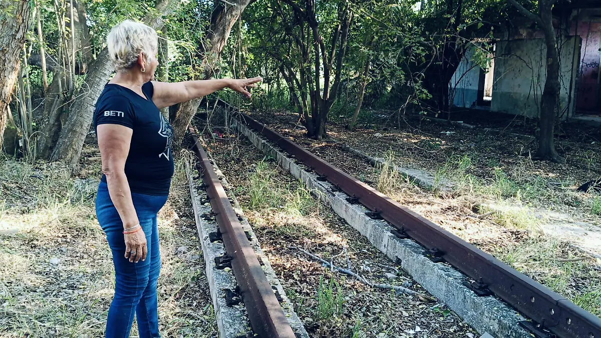 Ana Laura recuerda que el ferrocarril trajo progreso a Tampico