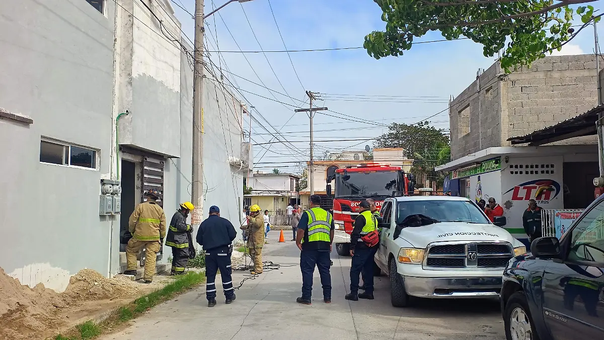 Movilización electrocutado