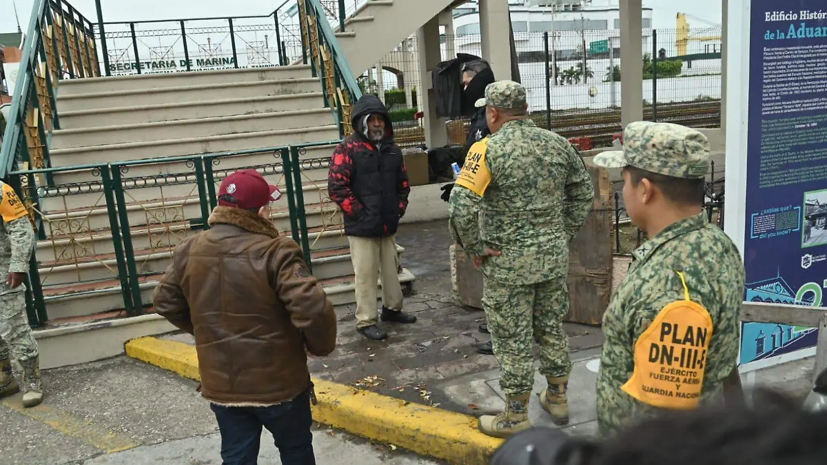 Plan DNIII activo en Tamaulipas por el frente frío número 24