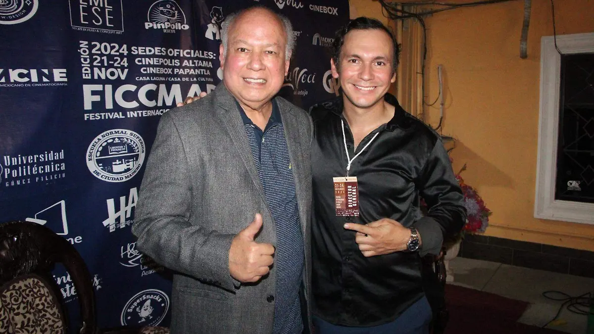 Festival Internacional de Cine de Ciudad Madero reconoce trayectoria de Moisés Suárez