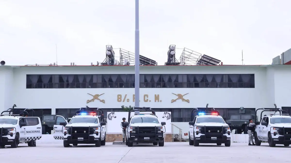 Arribaron a Matamoros, Tamaulipas 300 elementos de la Guardia Nacional