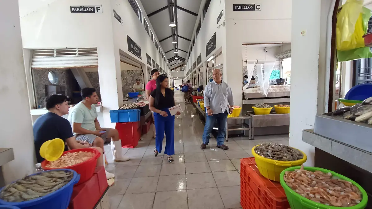 Las inspecciones a La Puntilla y otros mercados en Tampico se realizan de manera aleatoria