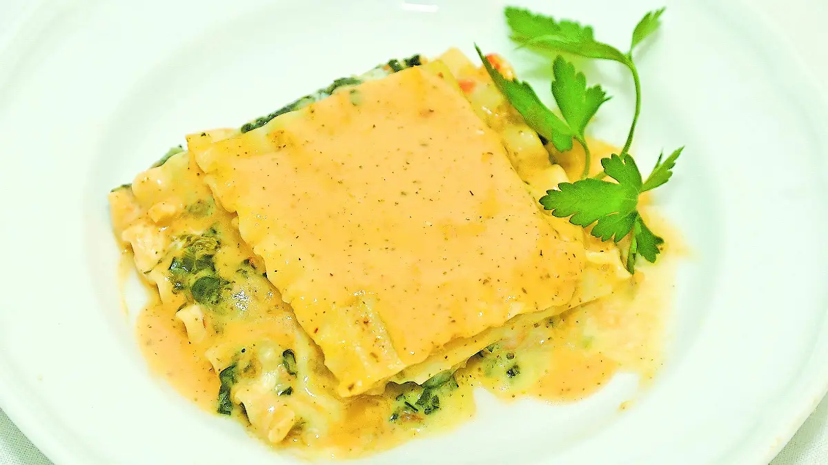 Lasaña de vegetales