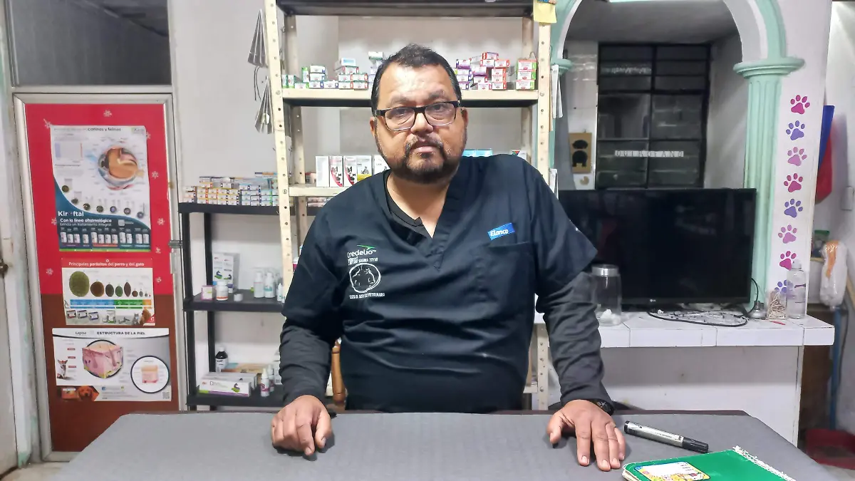 Arturo Segura, médico veterinario del sur de Tamaulipas