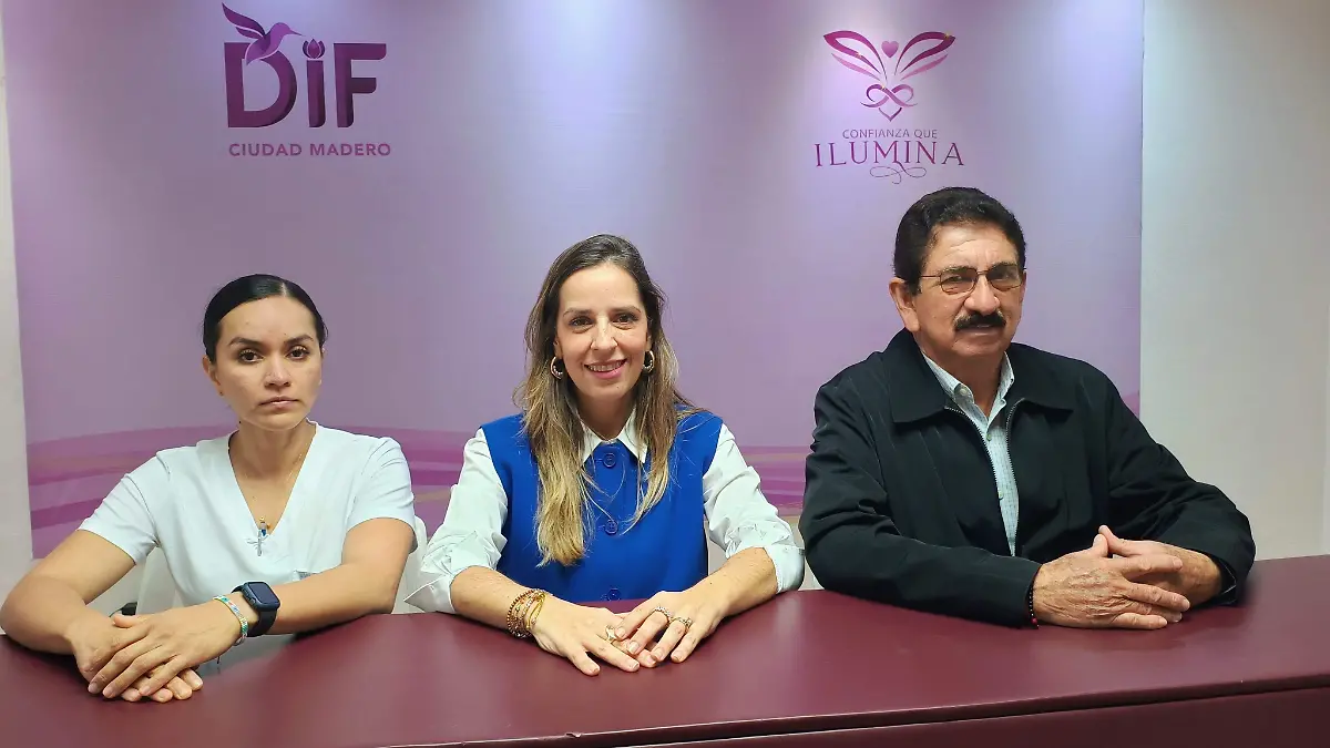 La presidenta del Sistema DIF, Dunia Marón, anunció la jornada de vacunación contra la influenza, neumococo, VPH y tétanos 