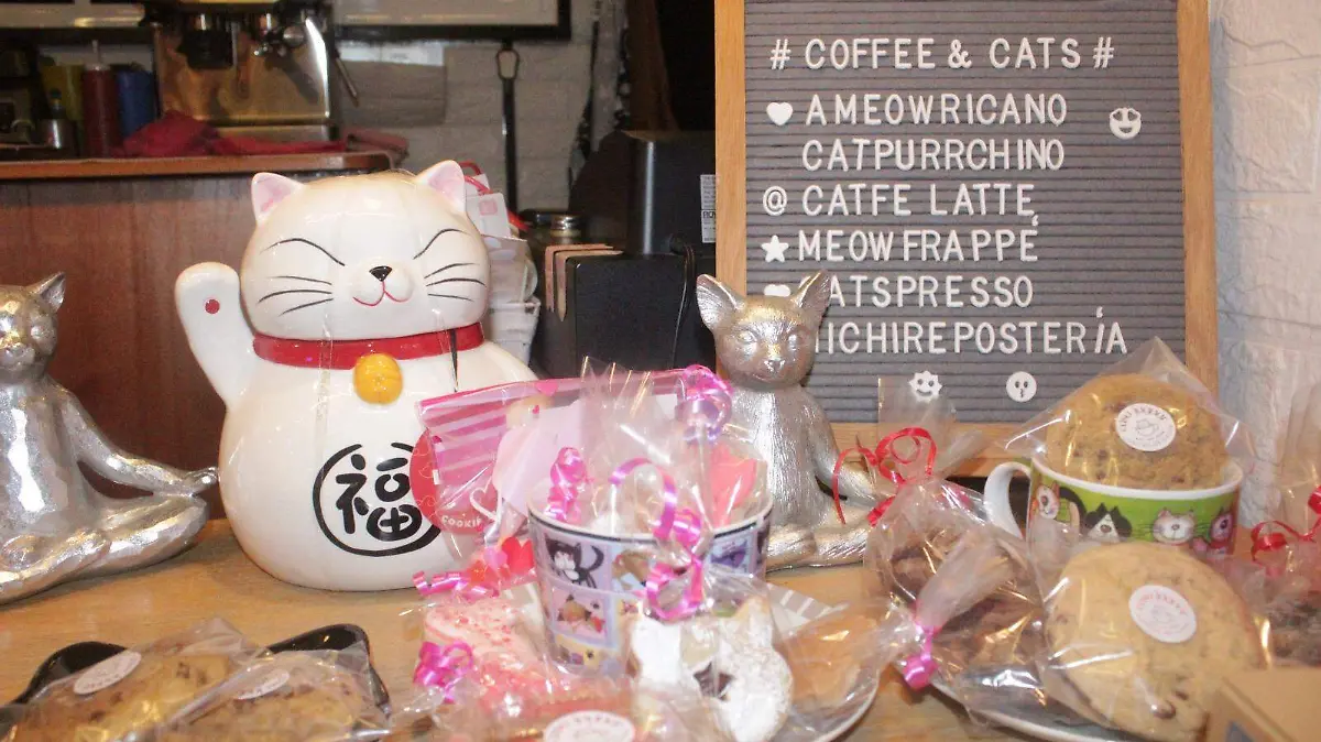 Galletas y brownies forman parte de lo que ofrece esta cafetería de Tampico en cuanto a repostería