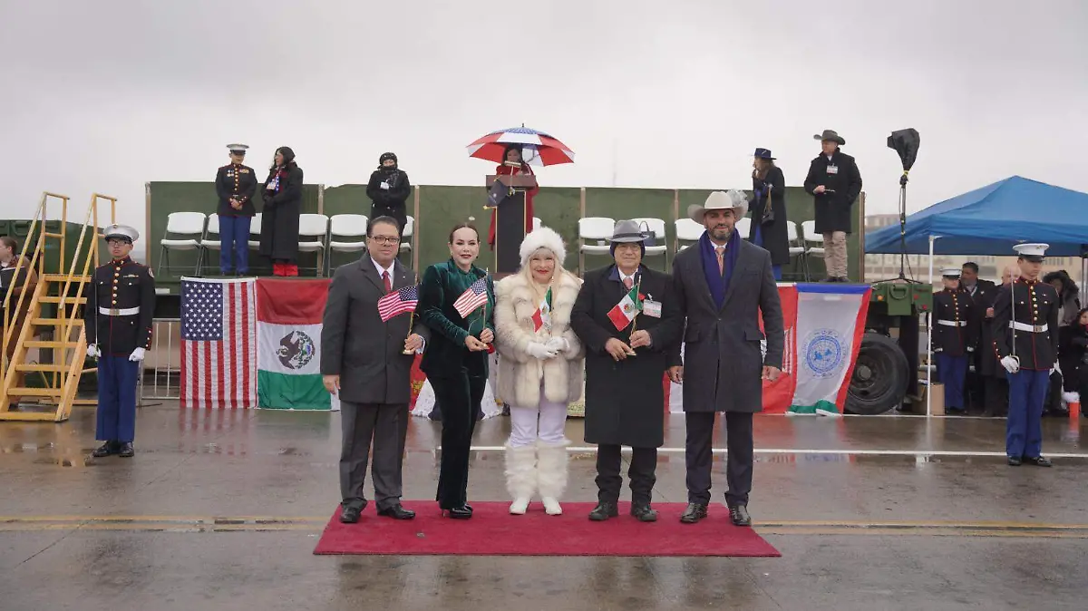 La Ceremonia del Abrazo fue encabezada por autoridades de Estados Unidos y de México