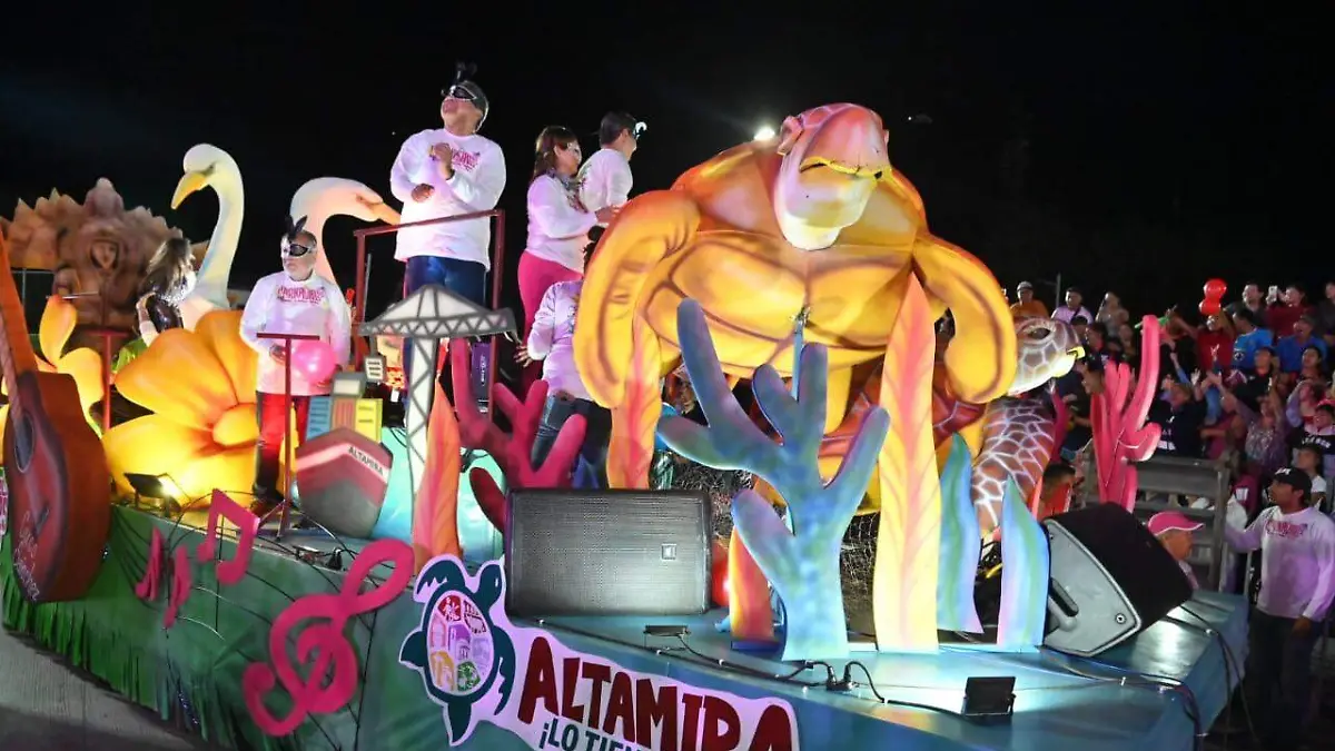 Los tres ediles participaron activamente en la celebración del Carnaval Tamaulipas 2025