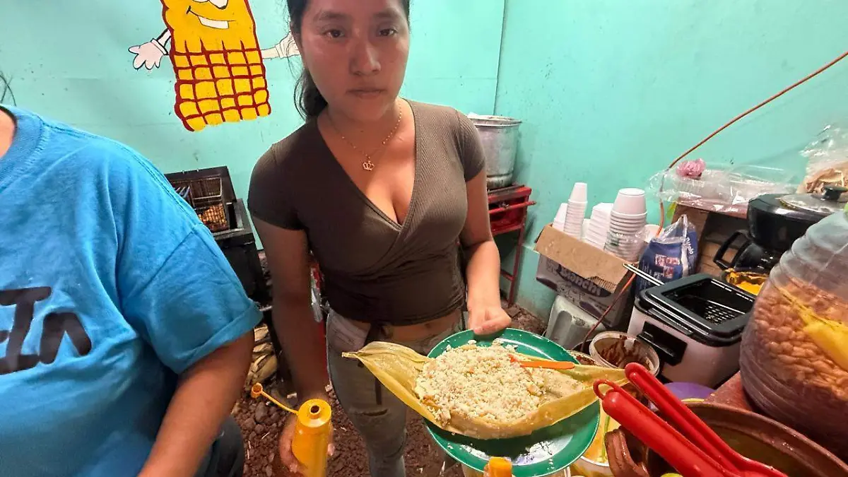 Chamile tamal de elote