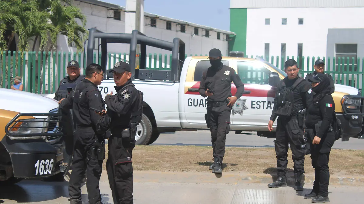 Elementos de la Sedena, Guardia Estatal, bomberos y Protección Civil colaboran para controlar la emergencia en el norte de Tampico