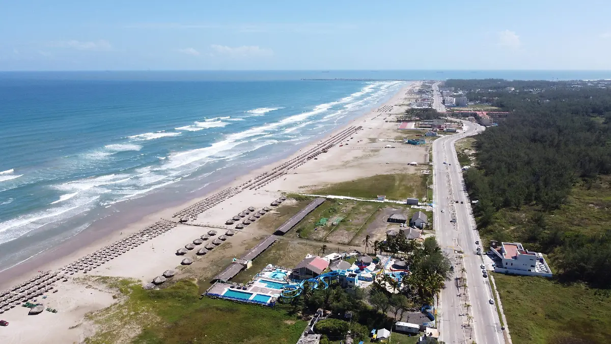 La costa de Tamaulipas cuenta con un mar de aguas calmas y arena tersa