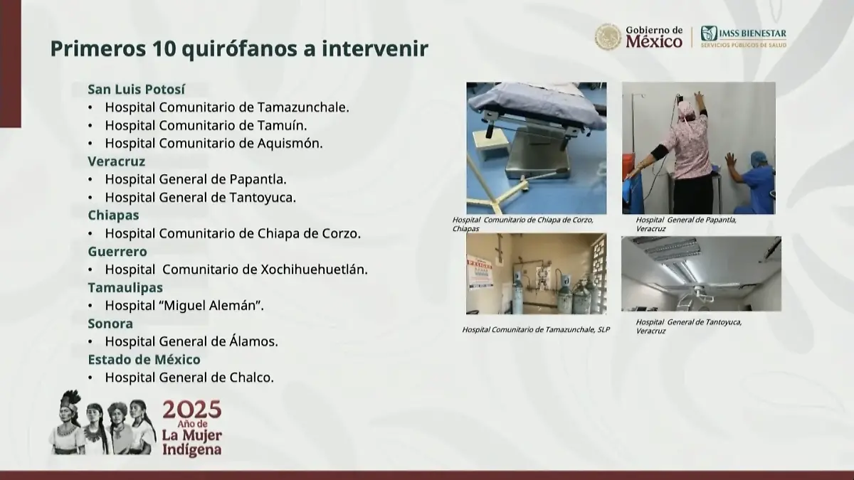 Quirófanos a rehabilitar 