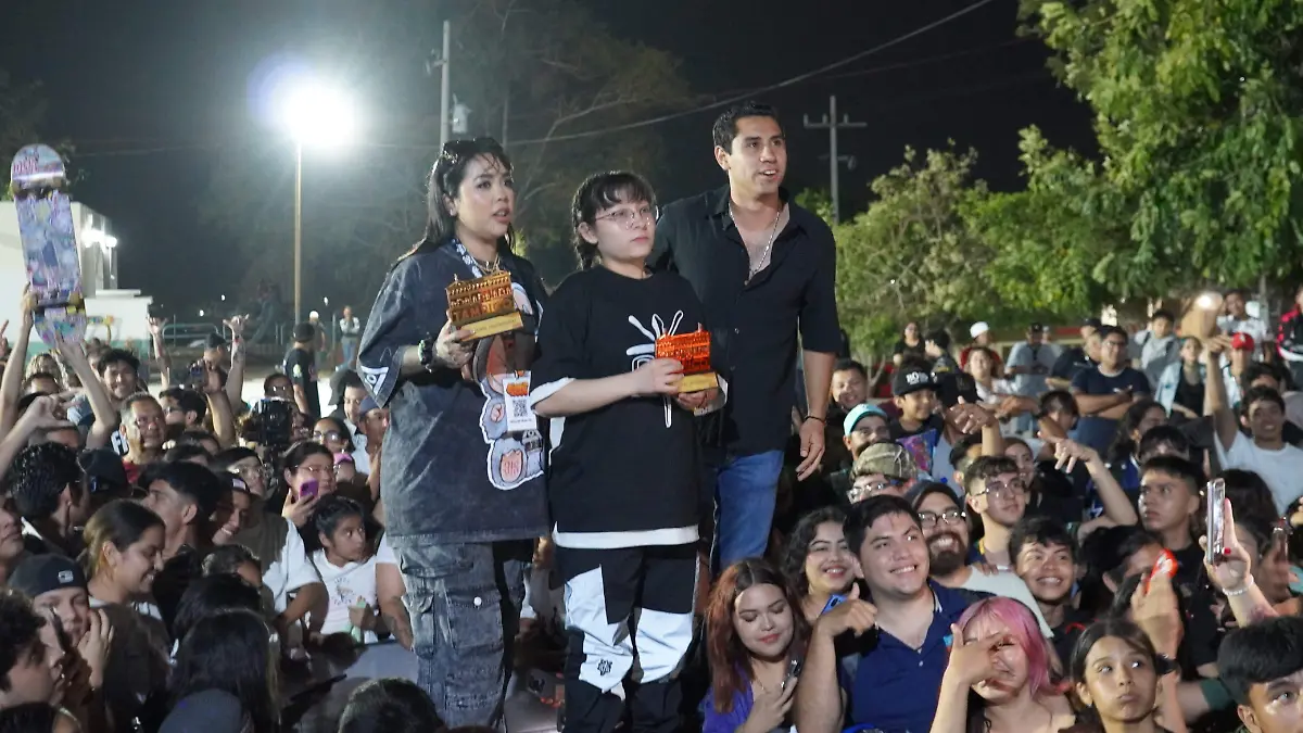 El evento de freestyle se realizó durante la tarde noche del viernes 4 de abril en las Canchas Gemelas de Tampico