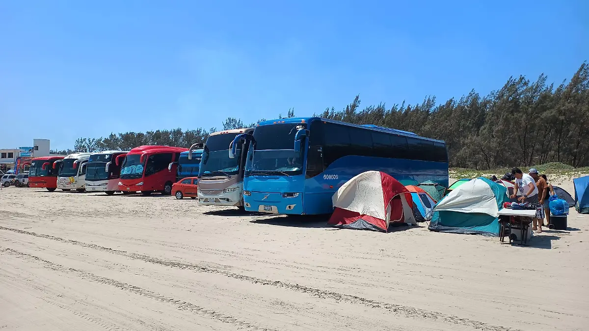 Autorizan una zona para acampar en playa Miramar; habrá seguridad y servicios