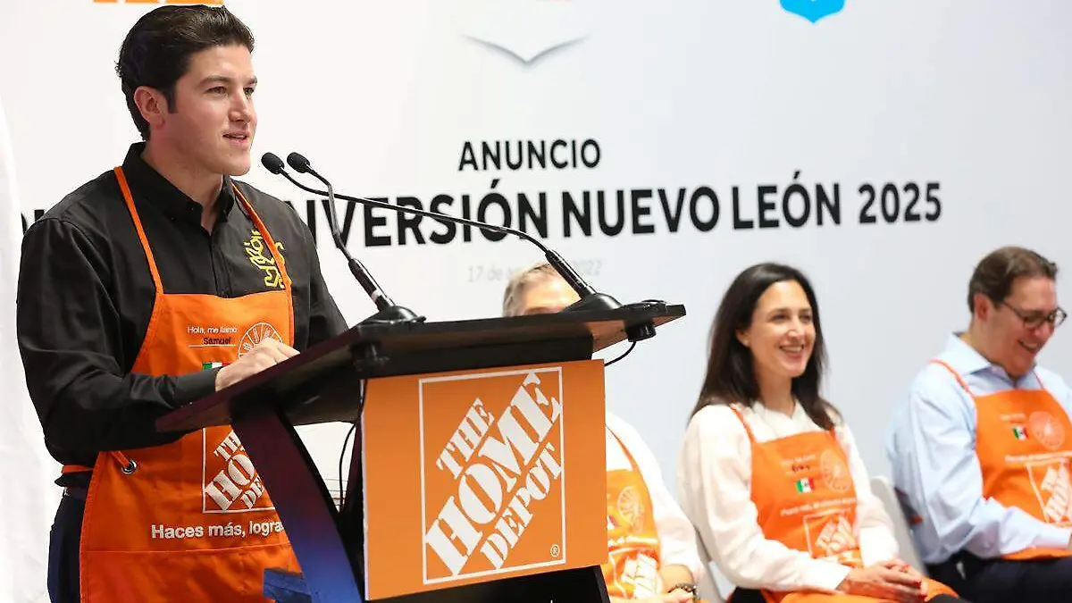 Samuel GArcía y Home Depot en NL
