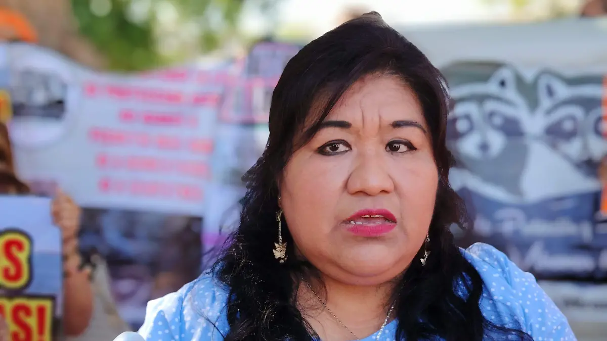 Patricia Bautista, representante del colectivo “Lucha por los derechos de los animales”