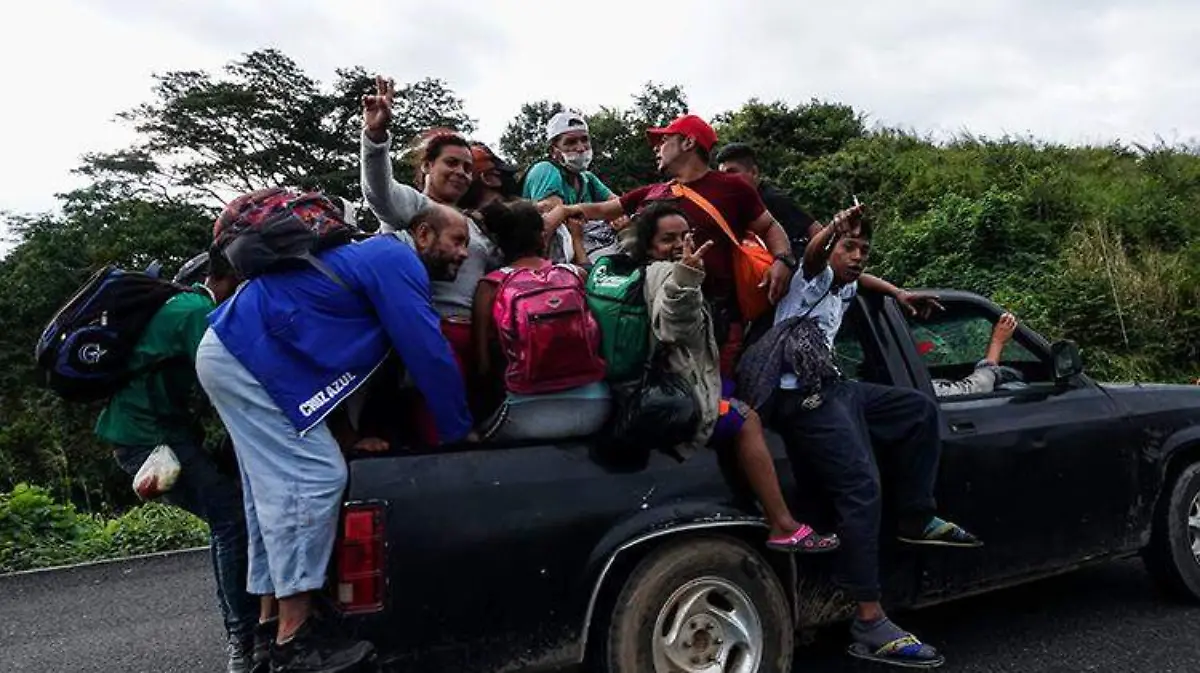 caravana migrante oaxaca